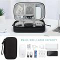 1PCS Grey/Black/Pink/Navy NEW Travel Organizer Bag Cable Storage Organizers Pouch Carry Case Portable Double Layers Storage Bags. 