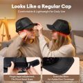 100PCS Red Light Hair Growth Cap Near Infrared LED Hair Growth Helmet for Hair Regrowth Anti Hair Loss Relax Scalp Hair Care Hat. 