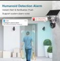 4G Sim  Solar Camera Dual Lens dual  view  Outdoor 8MP 4K Low Power Battery IP Camera PIR Night Vision V380 Pro CCTV Security Protection. 