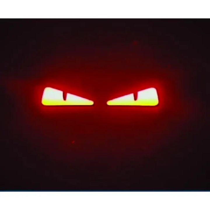 1PC BREAK LIGHT STICKER FOR CIVIC X ANGRY MONSTER STICKER