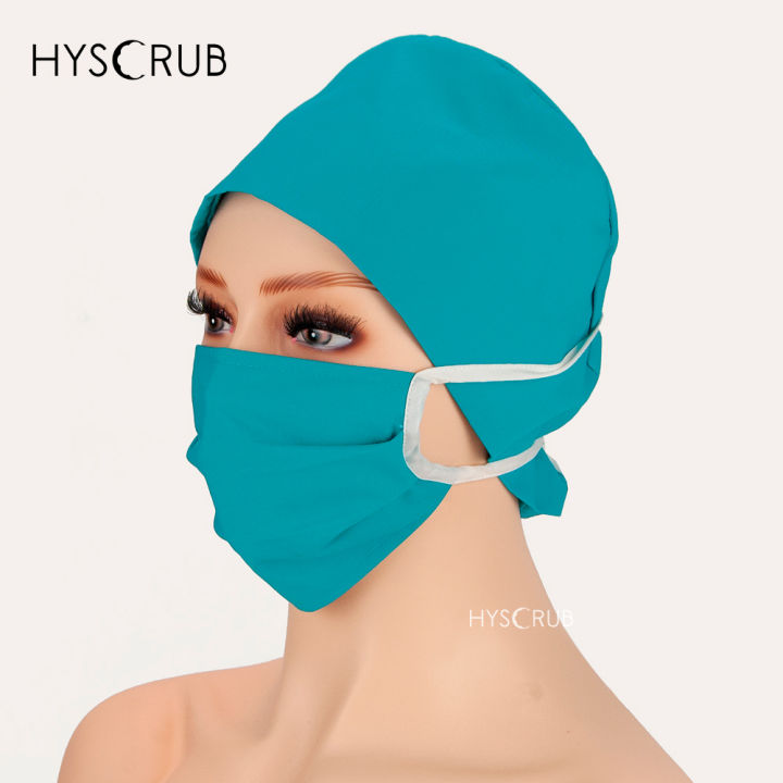 Solid Color Doctor Operating Room Nursing Head Cap Lab Scrub Pet ...