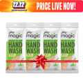 Magic Powder-to-Liquid Handwash Refill Pack 9 gm (Pack of 4) (Makes 800ml of Handwash). 
