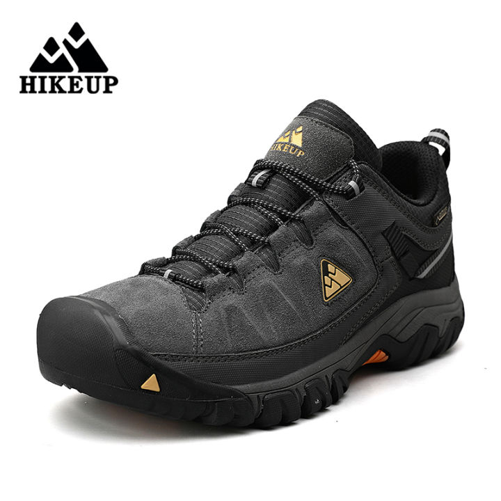 HIKEUP%20New%20Men%20Hiking%20Shoes%20High%20Quality%20Durable%20Leather%20Climbing%20Shoes%20Outdoor%20Walking%20Sneakers%20Rubber%20Sole%20Factory%20Outlet%20-%20Image%204