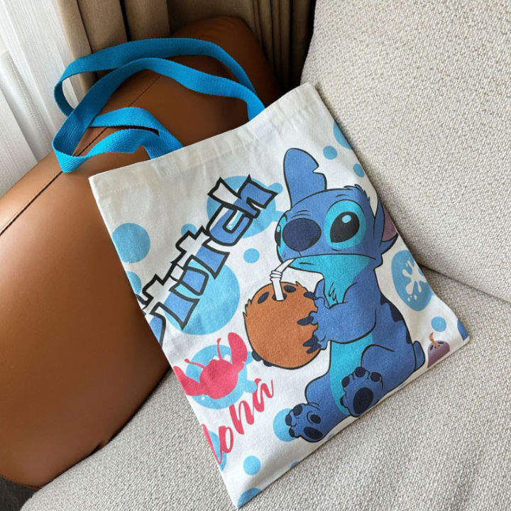 Stitch bag crossbody bag STITCH cartoon peripheral cute canvas bag
