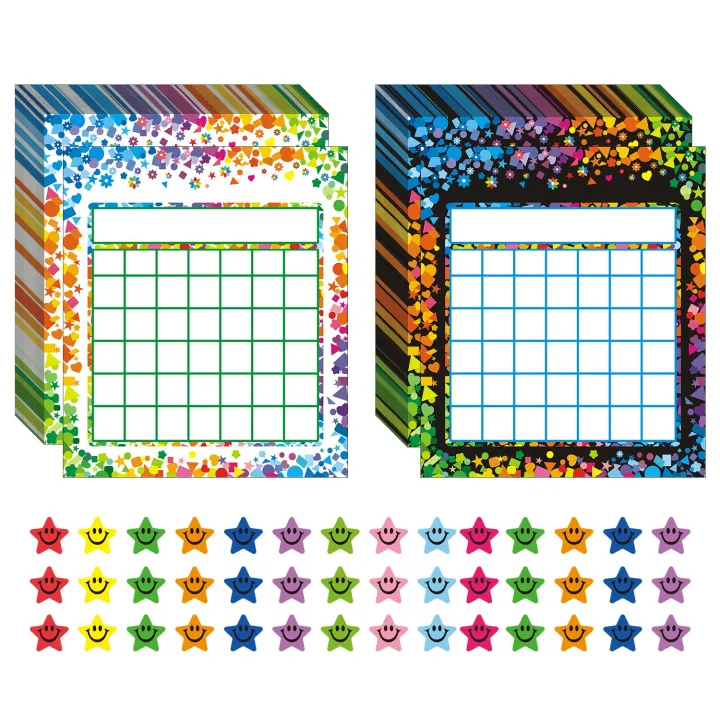 80%20Pack%20Classroom%20Incentive%20%20Reward%20Chart%20for%202%20Designs%20with%202400%20Pieces%20Colorful%20Star%20Stickers%20for%20Students%20Classroom%20Teaching%20-%20Image%207
