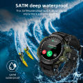 LOKMAT Brand New ATTACK Pro Sport Smart Watch Bluetooth Calls Watches 5ATM Waterproof Fitness Tracker Heart Rate Monitor 2023. 