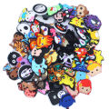 20-300Pcs Random Mixed Cartoon Disney Sanrio Pokmon Shoe Charms Clogs Shoe Accessories DIY Shoe Decoration Buckle Wholesale Gift. 