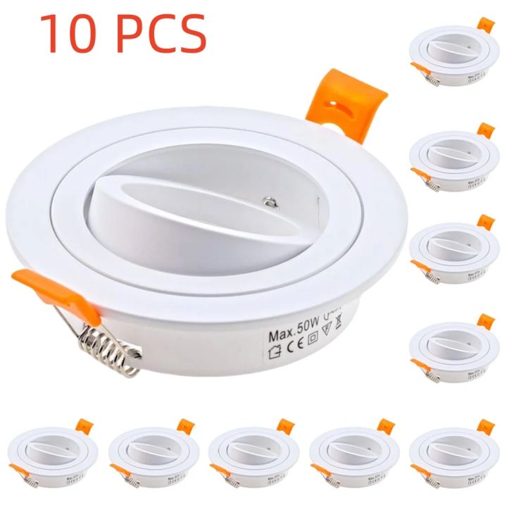 5/10pcs%20GU10%20MR16%20Round%20Recessed%20Ceiling%20Spotlights%20Frame%20LED%20Downlight%20Angle%20Adjustable%20Rotating%20Indoor%20Lighting%20Fixture%20-%20Image%206