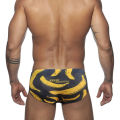 Men's White Swim Briefs  Swimming Printed Fashion Summer Swim Sport Beach Pants Swimsuit Swimwear Suilt Surfing. 