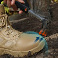 Outdoor Waterproof Safety Shoes Security Steel Toe Cap Men's Boots Working Steel Toe Anti-Smashing Men's Work Boots Size 47. 
