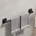 Wall Mounted Towel Rack Bathroom Storage Rack No Drilling Bathroom Horizontal Bar Towel Rack Kitchen Bathroom Accessories.