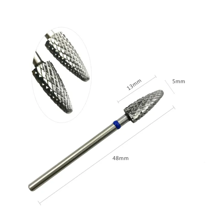 HYTOOS%205mm%20Flame%20Bit%203/32%20Carbide%20Nail%20Drill%20Bits%20Manicure%20Burr%20Remove%20Gel%20Electric%20Milling%20Cutter%20Accessories%20-%20Image%203