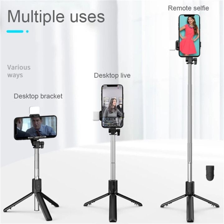 New%20Bluetooth%20Selfie%20Stick%20Mobile%20Phone%20Holder%20Retractable%20Portable%20Multifunct-ional%20Mini%20Tripod%20with%20Wireless%20Remote%20Shutter%20-%20Image%204