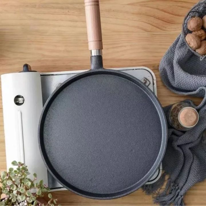 26cm%20Cast%20Iron%20Frying%20Pan%20Uncoated%20Non-stick%20Egg%20Pancake%20Pan%20Crepe%20Maker%20Steak%20Frying%20Pot%20Gas%20Induction%20Cooker%20Kitchen%20Cookware%20-%20Image%206