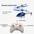 Mini Induction Helicopter Can Hover and Automatically Sense to Prevent Falling Mini RC Drone. 
