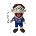 Jeffy Hand Puppet Feebee Rapper Zombie Plush Doll Toy Talk Show Muppet Parent-child Activity Playhouse Gift for Kids. 