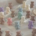 Silicone Bear Mold for Scented Candles, Soap Making and Resin Casting - Cute Animal Shape Mold for Home Decor, Aromatherapy. 