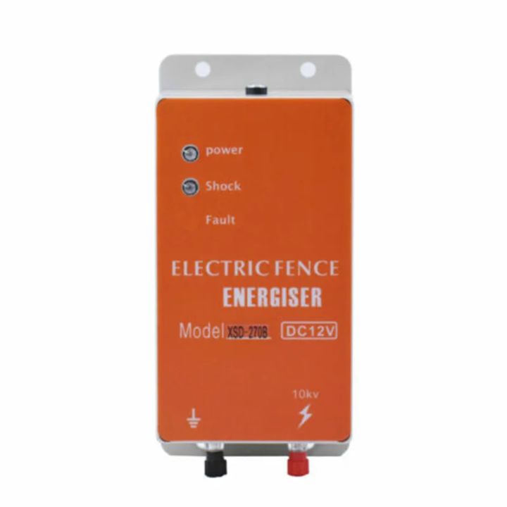 2 Joule Electric Fence Charger,6-12Kv Multi-Powered High-Power Output Portable F