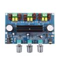 2*50W+100W Bluetooth 5.0 dual TPA3116D2 Power Subwoofer Amplifier Board 2.1 Channel TPA3116 Audio Stereo equalizer AUX Amp. 