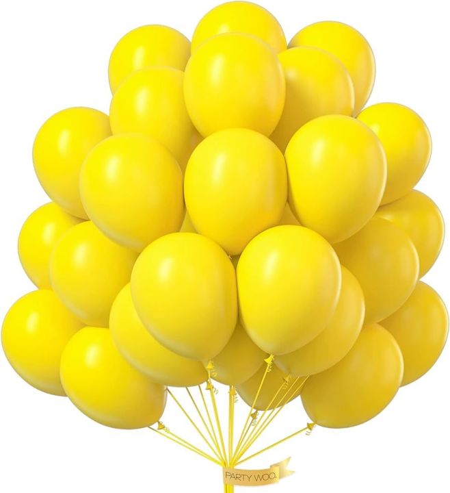 matt%20balloons%20yellow%2010"%20(10)%20pcs%20sets%20helium%20quality%20-%20Image%202