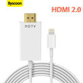 Lightning to HDMI 2.0 Cable for iPhone Digital AV Adapter 1080P HD Video Sync Screen Connector for TV Projector Monitor.
