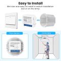 ZigBee Tuya 1/2/3/4 Gang Mini Smart Switch DIY Light Switches Module Zero Fire Circuit Breaker Work with Alexa Alice  Home lightify. 