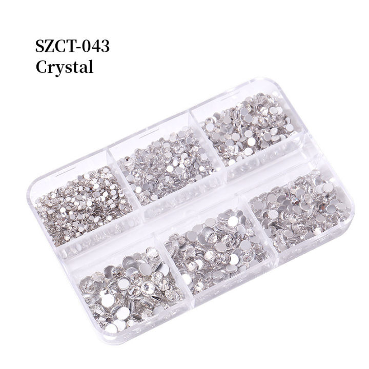 6grids%20SS6-20%20Mixed%20Size%20Pink%20Bronze%20Silver%20Flatback%20Rhinestones%20Gems%20Flashing%20Diamonds%203D%20Nail%20Art%20Decorations%20Crystals%20-%20Image%204