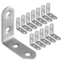 2 PCS Stainless Steel L Corner Brackets Heavy Duty Corner  90 Degree Joint Angle L Shape size 2 inch Bracket for Wood Cabinets Furniture. 