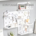 Pegboard Combination Kit, Pegboards and Accessories Modular Hanging for Wall Organizer, Crafts Organization Ornaments Display.