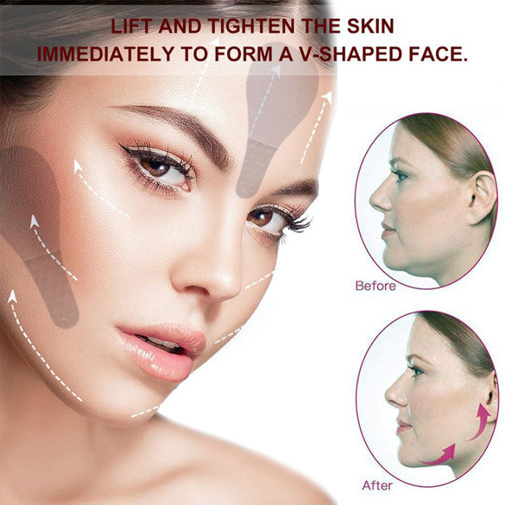 20/40/60/80Pcs%20Instant%20Invisible%20Face%20Stickers%20Neck%20Eye%20Double%20Chin%20Lift%20V%20Shape%20Tapes%20Makeup%20Facelifting%20Patch%20Adhesives%20-%20Image%203