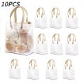 10PCS Holiday  Bag Eco-friendly Companion  Candy Bag Holiday  Birthday  Bag, Anniversaries，Frosted Tote Bag. 
