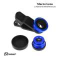 3 In 1 Universal Clip Camera Mobile Phone Lens Fish Eye + Macro + Wide Angle. 
