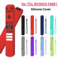 Silicone Cover with Lanyard Protective Cover Shell Anti Slip Television Remote Cover for TCL RC813 RC902V RC923 Remote Control. 