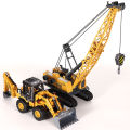 Toys for Boys Alloy Tractor Kids Excavator Bulldozer Miniature Crane Truck Model Diecast Farm Engineering Vehicle Children Gifts. 