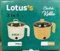 Electric kettle For Home Kitchen Food warmer Food Noodle Egg boiler Multifunction Pan Steam Cooking Machine 1.2 litter. 