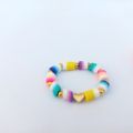 clay beads bracelets with different style. 