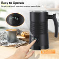 Electric Milk Frother Milk Foam Machine For Coffee Cappuccino Latte 4 in 1 Hot and Cold Foam Maker Automatic Milk Frother Foamer.