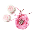 1pair Metal Wire Swivel Automatic Buckle Rope Sneaker ShoeLaces for Kids/Adult No Tie Shoe Laces Quick Lock Shoestrings Sneakers. 