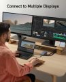 Anker 565 11-in-1 USB-C Hub 10 Gbps USB-A Data Ports 4K HDMI Display Ports 100W Power PD for Laptop Computer. 