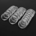 100PCS/lot 25mm Transparent Coin Holder Capsules Box Storage Round Display Case Accessories.