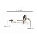 2Pcs Toilet For Seat Hinge No Noise Stainless Steel With Mounting Accessory Home Toilet Seat Hinges Bathroom Fixture. 
