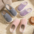 Cotton Slippers for Women in Autumn and Winter, New Indoor Home Soft Bottom, Anti Slip and Warm Plush Cotton Slippers for Women. 