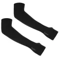 Black Arm Sleeves for Men Women UPF50+ UV Protection Cooling Sun Sleeves Tattoo Cover Up Sports Sleeves to Cover Arms. 