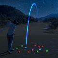 Caiton 6Pcs LED Golf Balls Impact Activated Ultra Bright Night Golf Glow Balls Long Lasting Light Practice Play for Golfers.