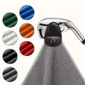Microfiber Golf Towel Powerful Magnet for Strong Hold to Golf Carts or Clubs Super Absorbent and Quick Dry Towel.