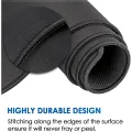 Full black mouse pad large 90x40 cm thick 2 mm gaming pad suitable for computer. 