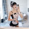 Black Maid dress sexy lace maid dress nightwear sexy lingerie nightwear see through sleepwear cheap husband pajamas sexy nightwear. 