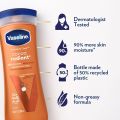 Vaseline Intensive Care Cocoa Radiant – Hand & Body Moisturizer with Cocoa Butter, Shea & Petroleum Jelly, Healing Lotion for Extremely Dry Skin, 10 Oz. 