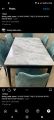 six seater dining table set, maeble textured dinig table set, ms bassed framed table, 6 seater dinig table set,. 