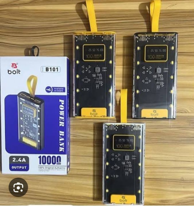 POWER BANK BOLT 101 MODEL 10000 Mah FAST CHARGING